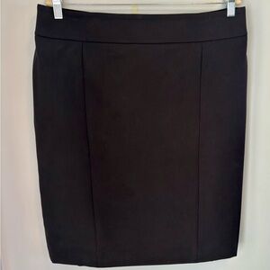 Ann Taylor Black Pencil Skirt Womens Sz 14 Business Career Professional Lined